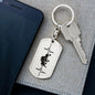 Bowling Personalized Engraved Dog Tag Keychain