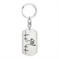Deer Personalized Engraved Dog Tag Keychain