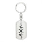 Drumsticks Personalized Engraved Dog Tag Keychain