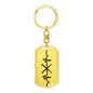 Drumsticks Personalized Engraved Dog Tag Keychain