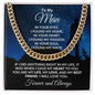 To My Man I Gave My Heart to You Gift for Soulmate