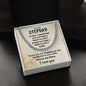 Stepdad Gift - You're My Hero Cuban Link Necklace