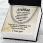 Stepdad Gift - You're My Hero Cuban Link Necklace