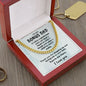 Bonus Dad Thanks for Stepping Up Cuban Link Chain Necklace