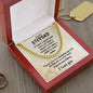 Stepdad Gift - You're My Hero Cuban Link Necklace