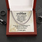 Stepdad Gift - You're My Hero Cuban Link Necklace