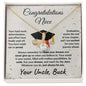Niece Graduation Personalized Gift from Uncle Pendant Necklace