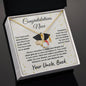 Niece Graduation Personalized Gift from Uncle Pendant Necklace