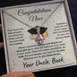 Niece Graduation Personalized Gift from Uncle Pendant Necklace