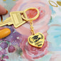 Graduation Class of 2023 Congratulations Heart Shaped Engraved Keychain