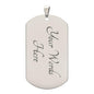 To My Son Congratulations 2023 Graduate Dog Tag Necklace