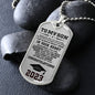 To My Son Congratulations 2023 Graduate Dog Tag Necklace