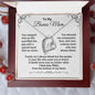 To My Bonus Mom - You Stepped into My Life - Forever Love Necklace