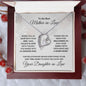 To my Amazing Mother-in-law from Daughter-in-law Forever Love Heart Pendant Necklace