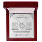 Mother-in-law Gift from Son-in-law Forever Love Heart Pendant Necklace