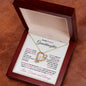 To My Precious Granddaughter Forever Love Heart Pendant Necklace