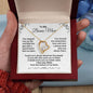 To My Bonus Mom - You Stepped into My Life - Forever Love Necklace