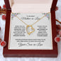 Mother-in-law Gift from Son-in-law Forever Love Heart Pendant Necklace