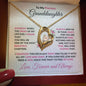 To My Precious Granddaughter Forever Love Heart Pendant Necklace