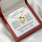 Mother-in-law Gift from Son-in-law Forever Love Heart Pendant Necklace