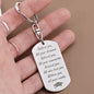Gift for Graduate - Before You All Your Dreams - Engraved Keychain
