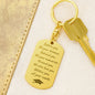 Gift for Graduate - Before You All Your Dreams - Engraved Keychain