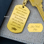 Gift for Graduate - Before You All Your Dreams - Engraved Keychain