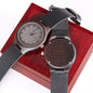 To My Father in Law Engraved Wooden Wristwatch