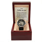 To My Father in Law Gift from Son in Law Openwork Watch
