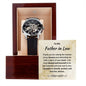 To My Father in Law Gift from Son in Law Openwork Watch
