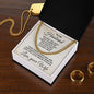 To My Husband - The Love That Fills My Heart - Cuban Link Necklace