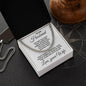 To My Husband - You are the Light - Cuban Chain Necklace with Message Card and Gift Box