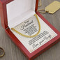 To My Husband - The Love That Fills My Heart - Cuban Link Necklace