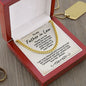 To My Father in Law Gift from Son in Law Cuban Chain Link Necklace