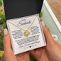 To My Soulmate - One Wish - Love Knot Necklace with Heartfelt Message
