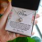 Gift for Mom from Son Love Knot Necklace with Message Card Gift Box