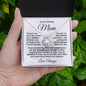 To my Amazing Mom - You are my Best Friend - Love Knot Pendant Necklace with Heartfelt Message