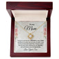 Gift for Mom from Son Love Knot Necklace with Message Card Gift Box