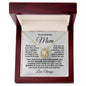 To my Amazing Mom - You are my Best Friend - Love Knot Pendant Necklace with Heartfelt Message