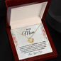 Gift for Mom from Son Love Knot Necklace with Message Card Gift Box