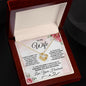 To My Wife - I Can't Live Without You - Love Knot Necklace