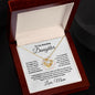 To My Amazing Daughter - I Promise - Love Knot Necklace with Message Card and Gift Box