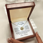 To My Amazing Daughter - I Promise - Love Knot Necklace with Message Card and Gift Box