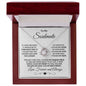 To My Soulmate - One Wish - Love Knot Necklace with Heartfelt Message