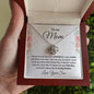 Gift for Mom from Son Love Knot Necklace with Message Card Gift Box