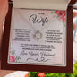 To My Wife - I Can't Live Without You - Love Knot Necklace