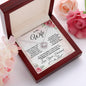 To My Wife - I Can't Live Without You - Love Knot Necklace