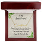 To My Best Friend - St. Patrick's Day Personalized Script Name Necklace
