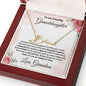 To My Amazing Granddaughter Personalized Script Name Necklace with Message Card