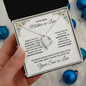 To My Mother-in-law Gift from Son-in-law Forever Love Heart Pendant Necklace
